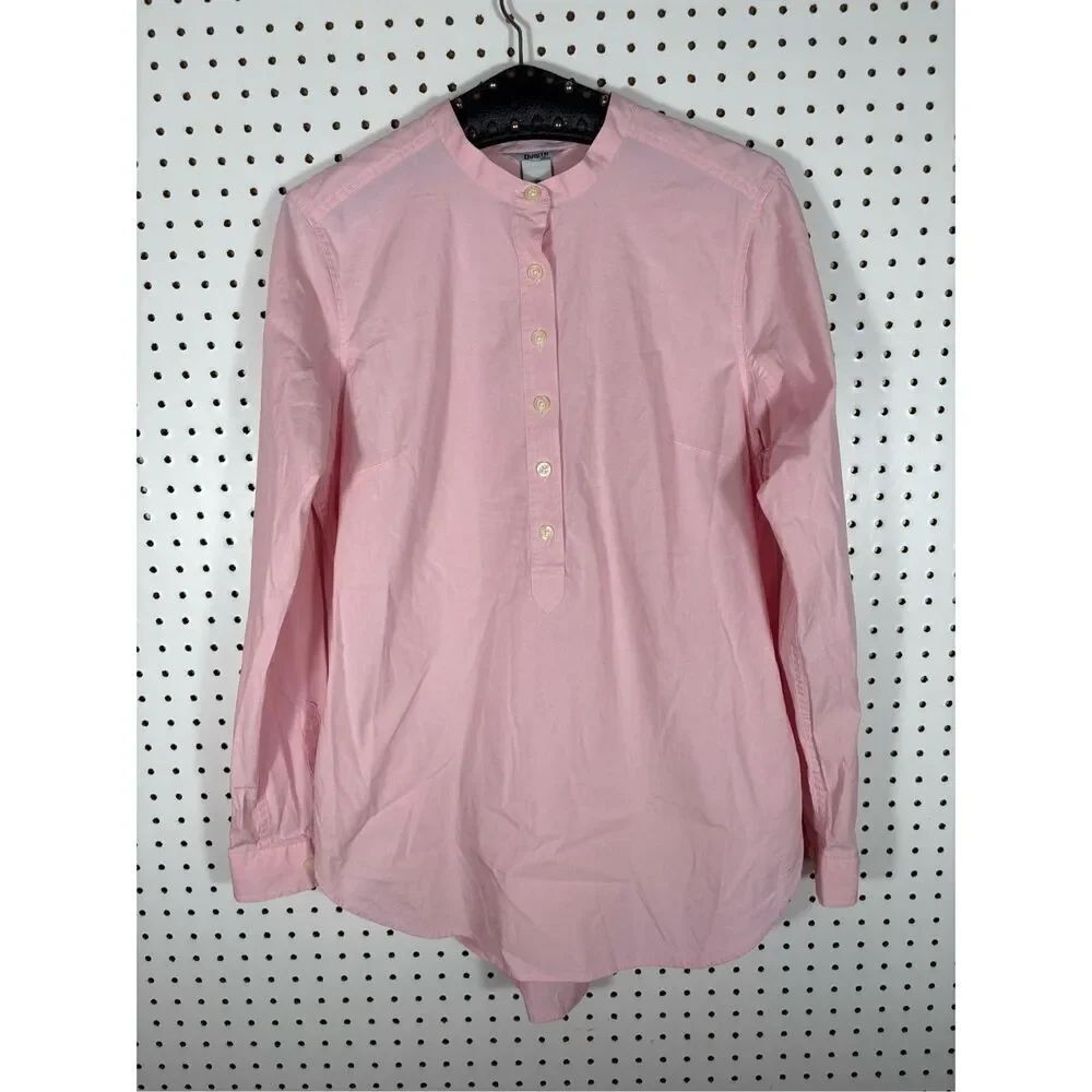Duluth Trading Printmaker Cotton Poplin Long Sleeve Tunic size M